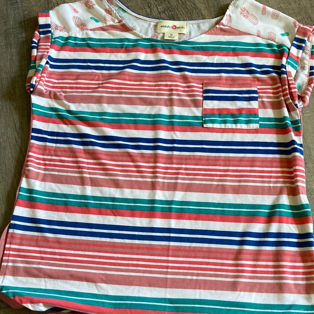 Wishful Park size Medium cuffed sleeve shirt